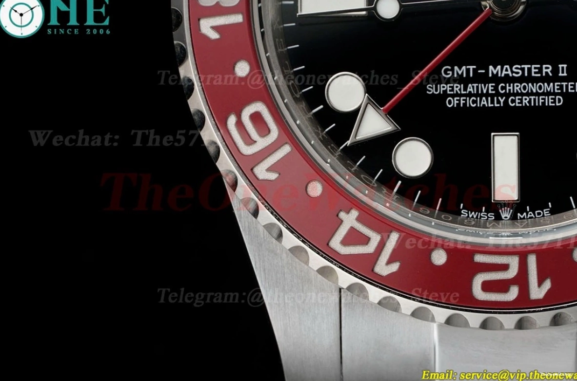 SS II GMT VR3285 40mm Oys EWEF Black Master SS Pepsi 126710 Dial 0423